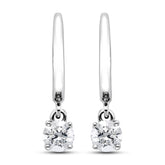 Diamond Dangle Earrings